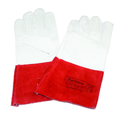 Exclusive Red Cuff TIG Welding Gloves with Enhanced Durability and Precision Grip for Pro Welders and Heavy-Duty Tasks